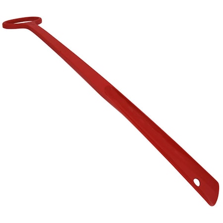 Long Handle Shoe Horn Plastic, Red - 24 In.
